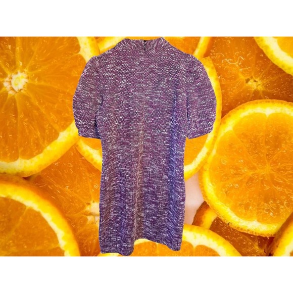 Ann Taylor Factory Petite Pink, Black and White Knit Short Sleeve Dress Size 2P - Picture 7 of 8